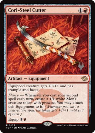 Cori-Steel Cutter (PPTDM-103) - Promo Pack: Tarkir: Dragonstorm Foil | Grognard Games