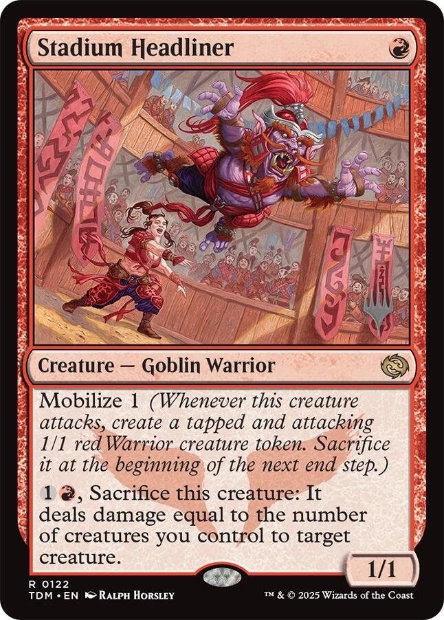 Stadium Headliner [Tarkir: Dragonstorm Promos] | Grognard Games