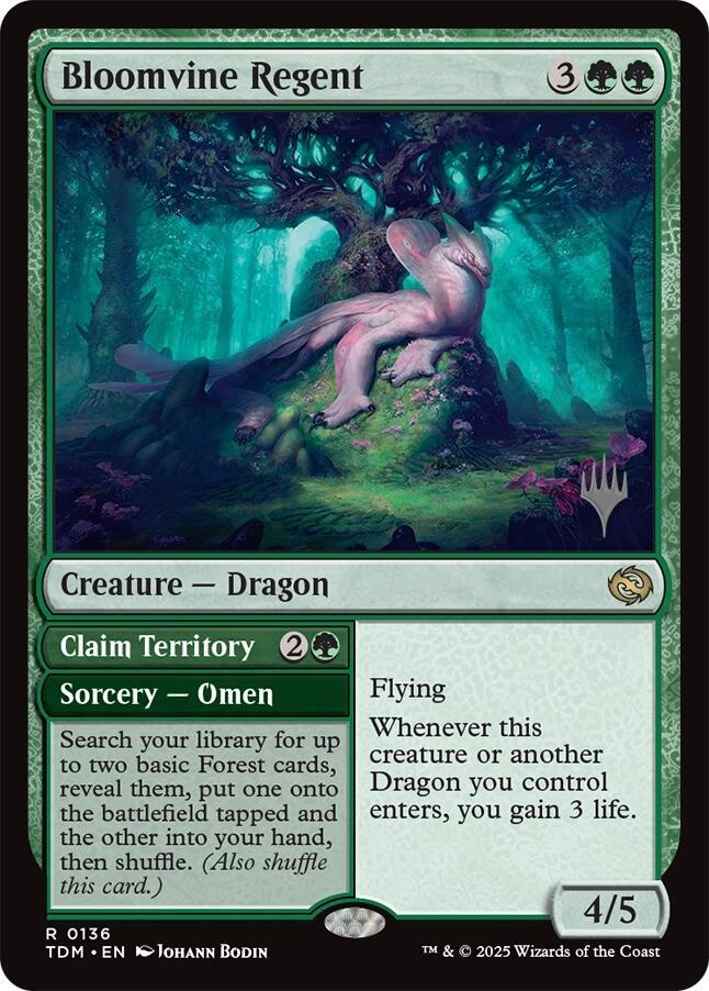 Bloomvine Regent [Tarkir: Dragonstorm Promos] | Grognard Games