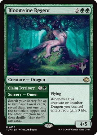 Bloomvine Regent (PPTDM-136) - Promo Pack: Tarkir: Dragonstorm Foil | Grognard Games