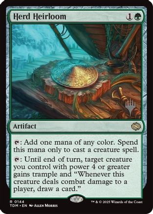 Herd Heirloom (PPTDM-144) - Promo Pack: Tarkir: Dragonstorm Foil | Grognard Games