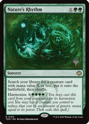 Nature's Rhythm (PPTDM-150) - Promo Pack: Tarkir: Dragonstorm | Grognard Games
