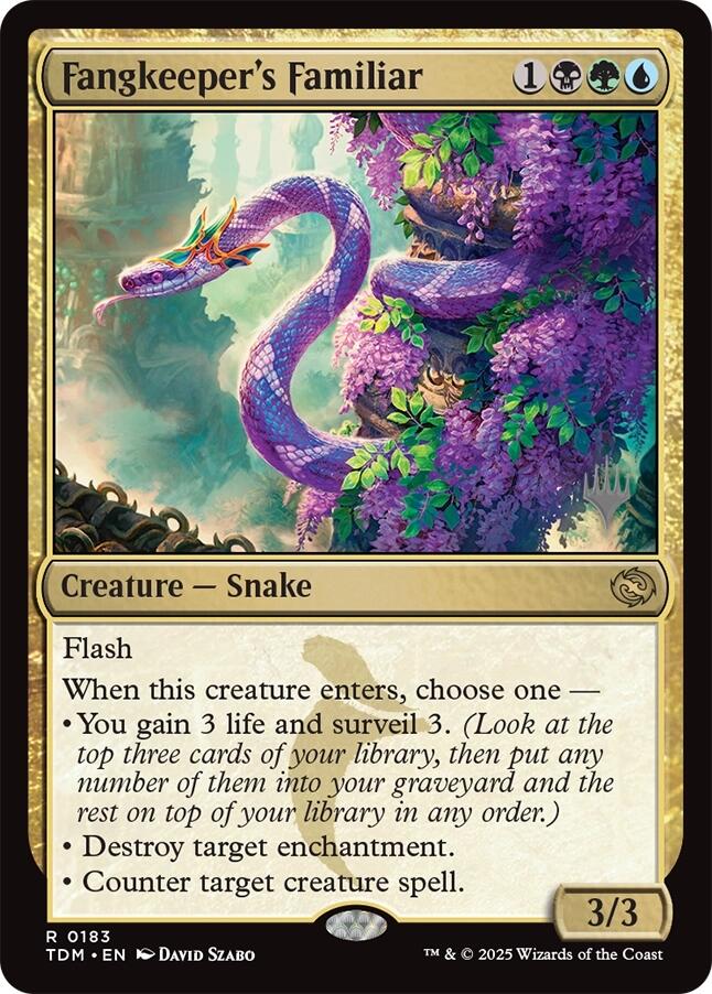 Fangkeeper's Familiar [Tarkir: Dragonstorm Promos] | Grognard Games