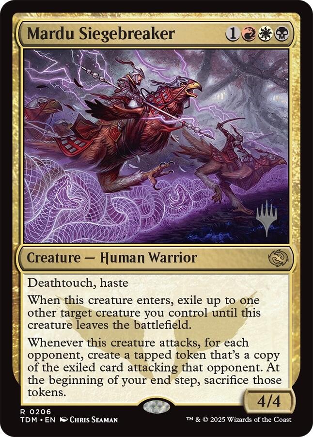 Mardu Siegebreaker [Tarkir: Dragonstorm Promos] | Grognard Games