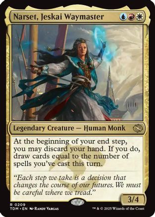 Narset, Jeskai Waymaster (PPTDM-209) - Promo Pack: Tarkir: Dragonstorm Foil | Grognard Games