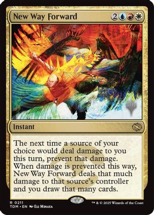 New Way Forward (PPTDM-211) - Promo Pack: Tarkir: Dragonstorm Foil | Grognard Games