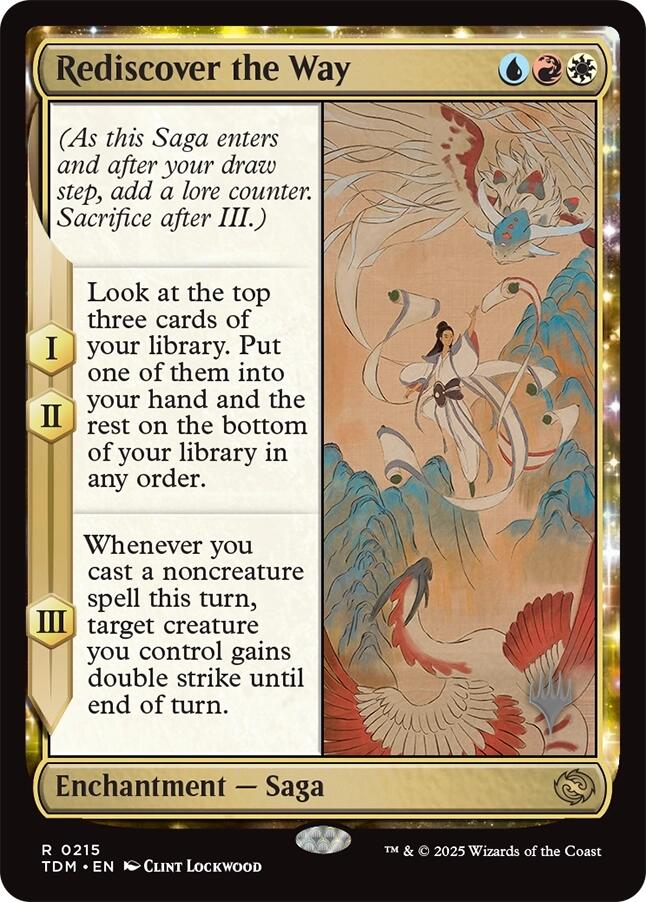 Rediscover the Way [Tarkir: Dragonstorm Promos] | Grognard Games