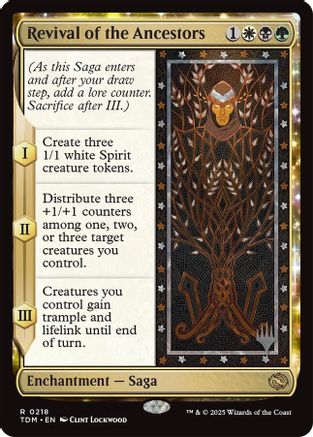 Revival of the Ancestors (PPTDM-218) - Promo Pack: Tarkir: Dragonstorm Foil | Grognard Games