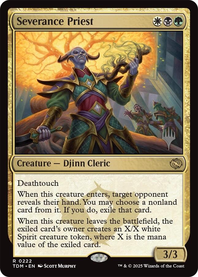 Severance Priest [Tarkir: Dragonstorm Promos] | Grognard Games