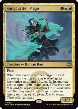 Songcrafter Mage (PPTDM-225) - Promo Pack: Tarkir: Dragonstorm Foil | Grognard Games