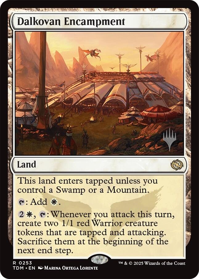 Dalkovan Encampment [Tarkir: Dragonstorm Promos] | Grognard Games
