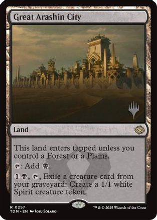 Great Arashin City (PPTDM-257) - Promo Pack: Tarkir: Dragonstorm | Grognard Games