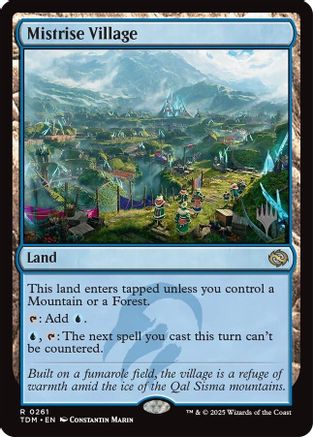 Mistrise Village (PPTDM-261) - Promo Pack: Tarkir: Dragonstorm | Grognard Games