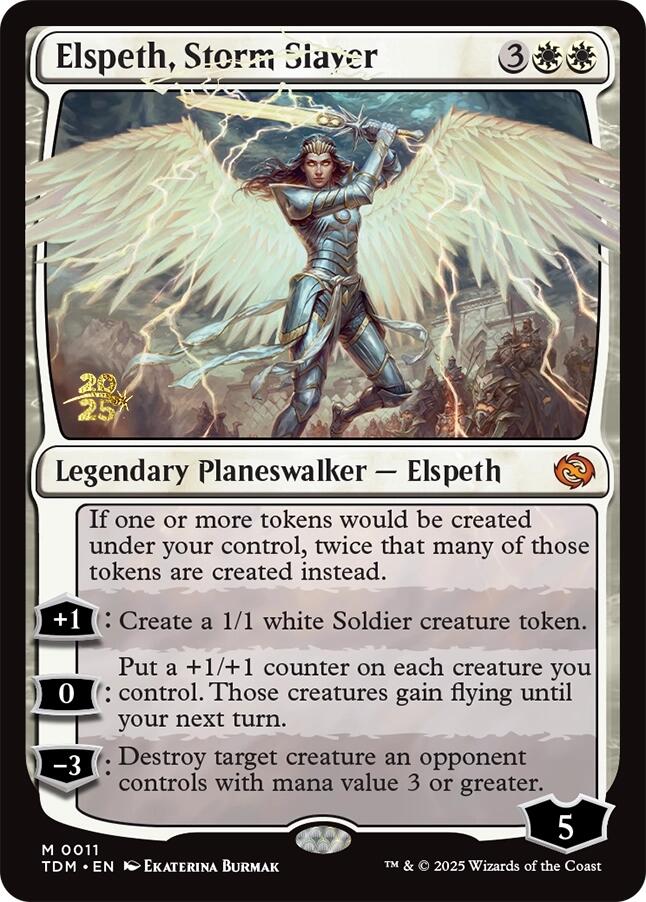 Elspeth, Storm Slayer [Tarkir: Dragonstorm Prerelease Promos] | Grognard Games