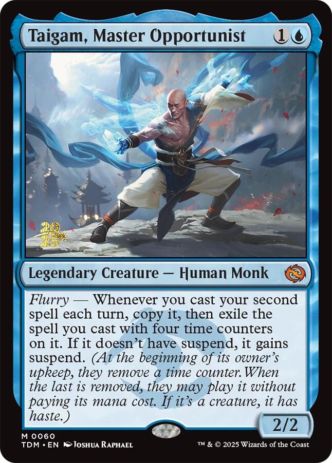 Taigam, Master Opportunist [Tarkir: Dragonstorm Prerelease Promos] | Grognard Games