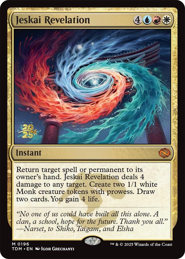 Jeskai Revelation [Tarkir: Dragonstorm Prerelease Promos] | Grognard Games