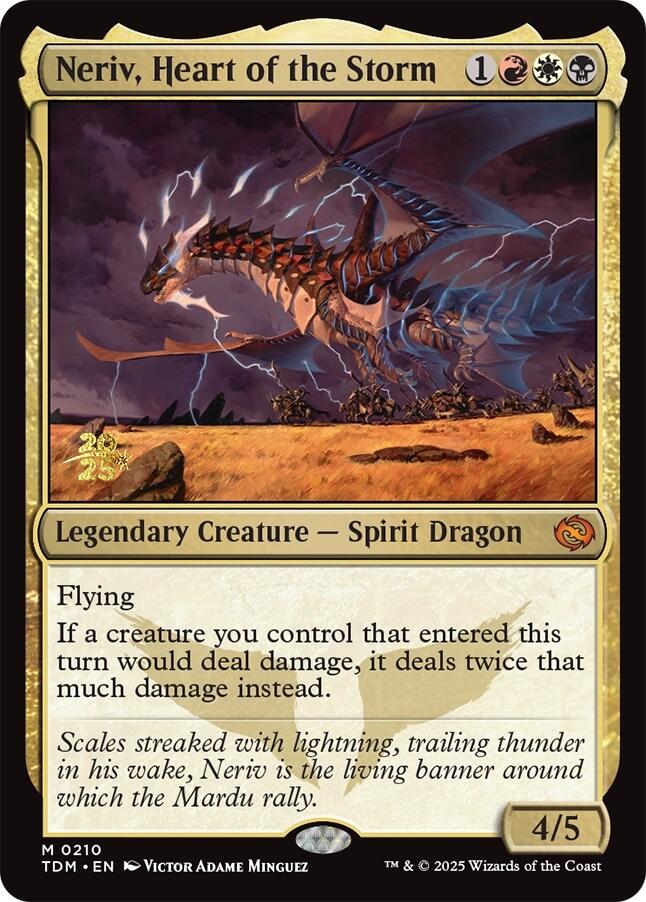Neriv, Heart of the Storm [Tarkir: Dragonstorm Prerelease Promos] | Grognard Games