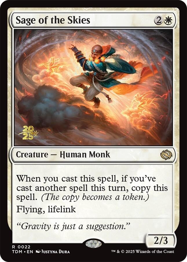 Sage of the Skies [Tarkir: Dragonstorm Prerelease Promos] | Grognard Games