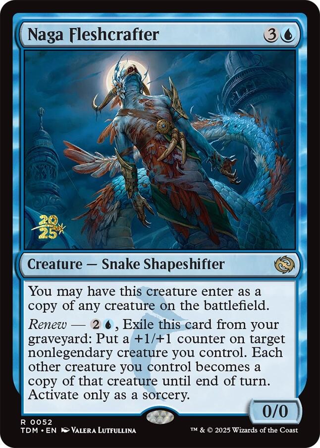 Naga Fleshcrafter [Tarkir: Dragonstorm Prerelease Promos] | Grognard Games
