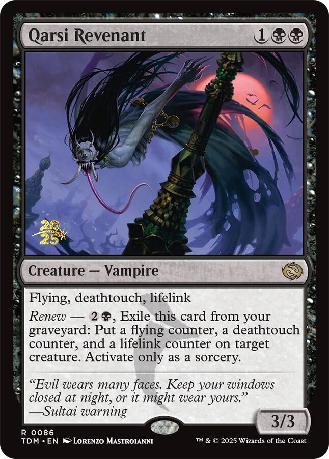 Qarsi Revenant [Tarkir: Dragonstorm Prerelease Promos] | Grognard Games