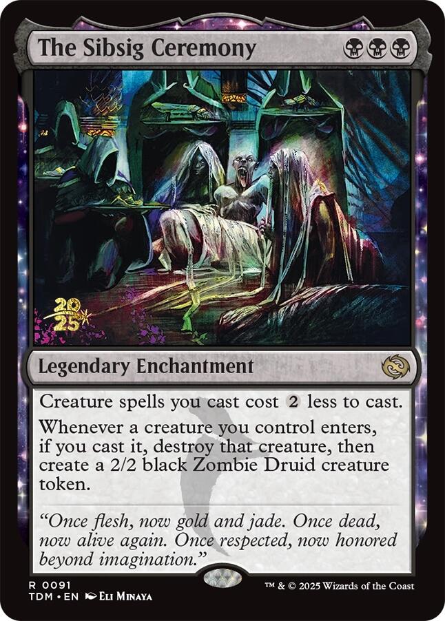 The Sibsig Ceremony [Tarkir: Dragonstorm Prerelease Promos] | Grognard Games