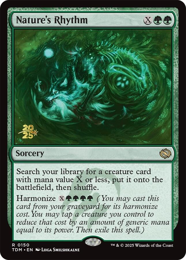 Nature's Rhythm [Tarkir: Dragonstorm Prerelease Promos] | Grognard Games
