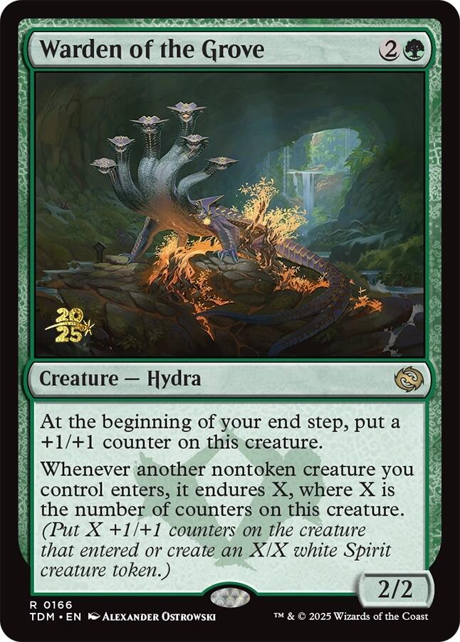 Warden of the Grove [Tarkir: Dragonstorm Prerelease Promos] | Grognard Games