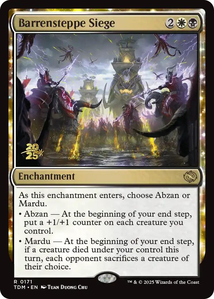 Barrensteppe Siege [Tarkir: Dragonstorm Prerelease Promos] | Grognard Games