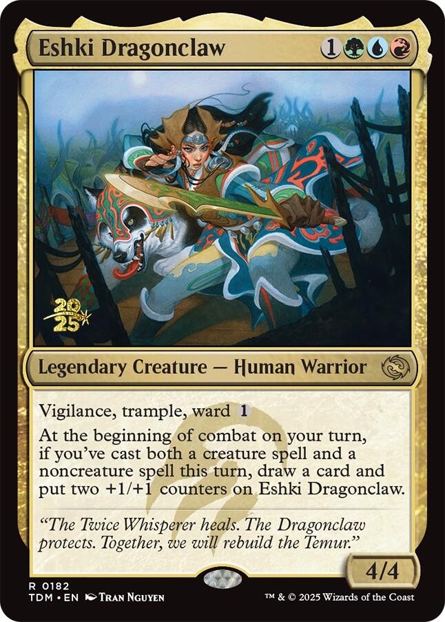 Eshki Dragonclaw [Tarkir: Dragonstorm Prerelease Promos] | Grognard Games