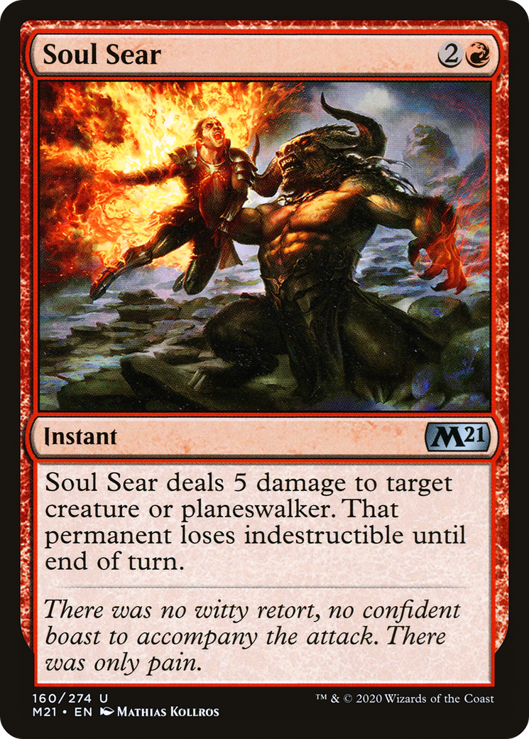 Soul Sear (M21-160) - Core Set 2021 | Grognard Games