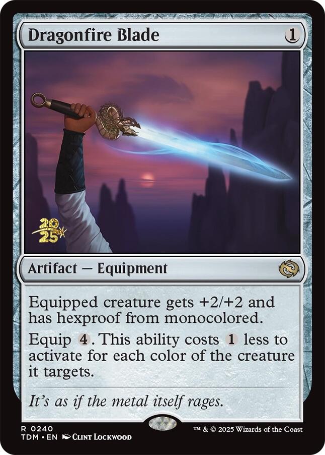 Dragonfire Blade [Tarkir: Dragonstorm Prerelease Promos] | Grognard Games