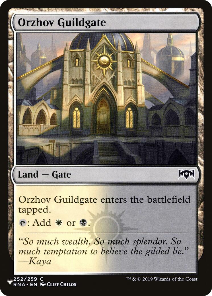 Orzhov Guildgate [The List] | Grognard Games