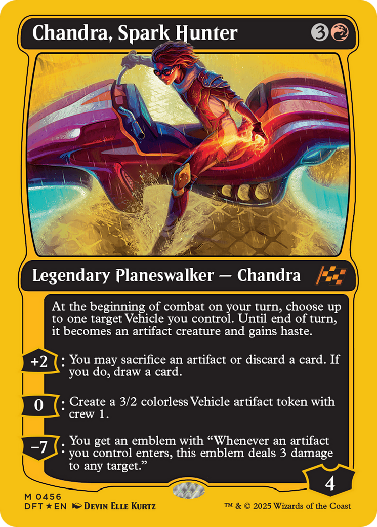 Chandra, Spark Hunter (First-Place Foil) [Aetherdrift] | Grognard Games