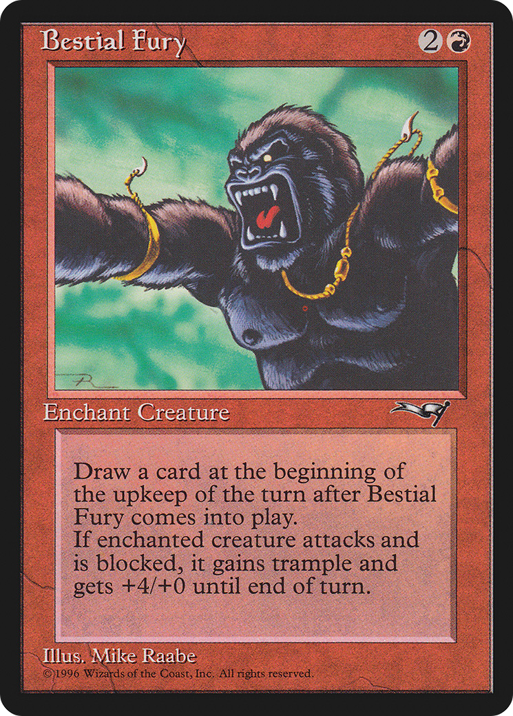 Bestial Fury (Fists Raised) [Alliances] | Grognard Games