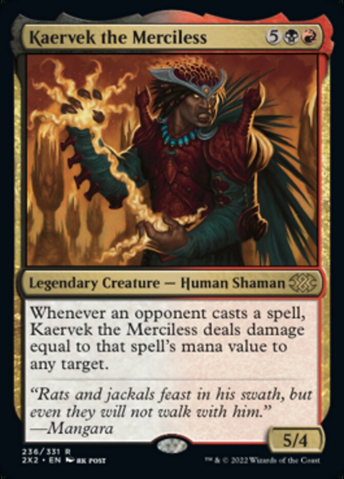 Kaervek the Merciless [Double Masters 2022] | Grognard Games