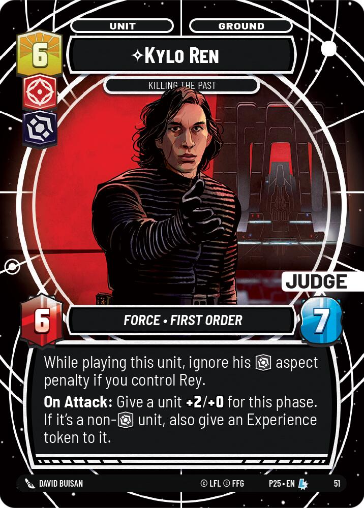 Kylo Ren - Killing the Past (51) (51) [Judge Promos] | Grognard Games