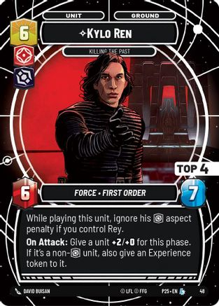 Kylo Ren - Killing the Past (48) (Top 4) (48) [Store Showdown Promos] | Grognard Games
