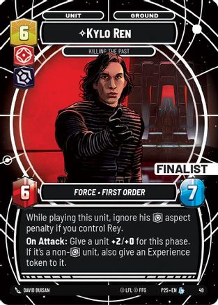 Kylo Ren - Killing the Past (49) (Finalist) (49) [Store Showdown Promos] | Grognard Games