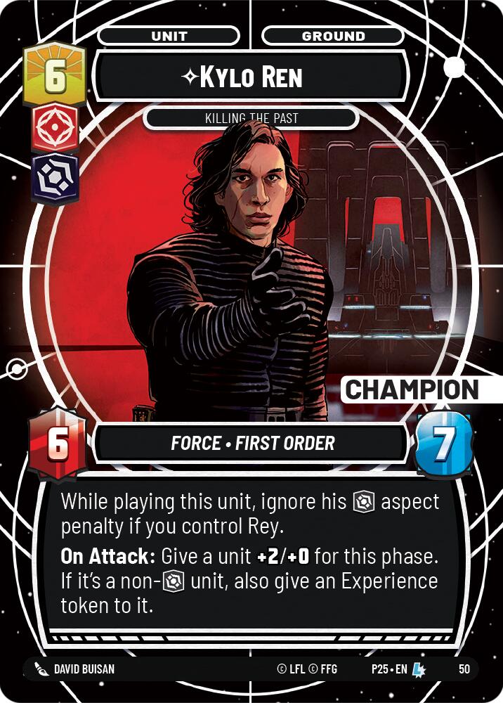 Kylo Ren - Killing the Past (50) (Champion) (50) [Store Showdown Promos] | Grognard Games