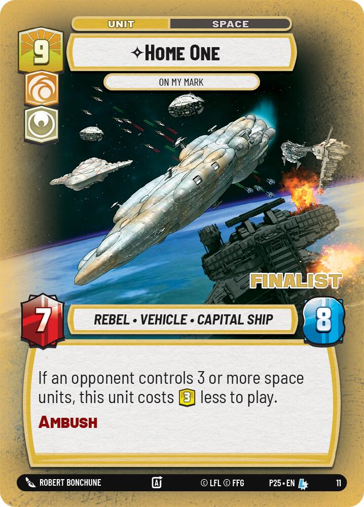 Home One - On My Mark (11) (Finalist) (11) [Store Showdown Promos] | Grognard Games