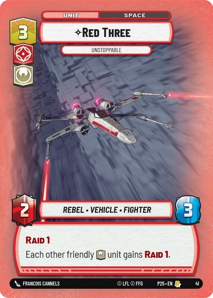 Red Three - Unstoppable (41) (41) [Store Showdown Promos] | Grognard Games