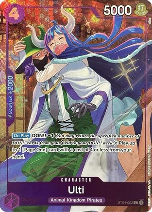 Ulti (Premium Card Collection -Best Selection Vol. 3-) (ST04-002) - One Piece Promotion Cards Foil | Grognard Games