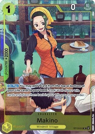 Makino (Premium Card Collection -Best Selection Vol. 3-) (ST13-012) - One Piece Promotion Cards Foil | Grognard Games