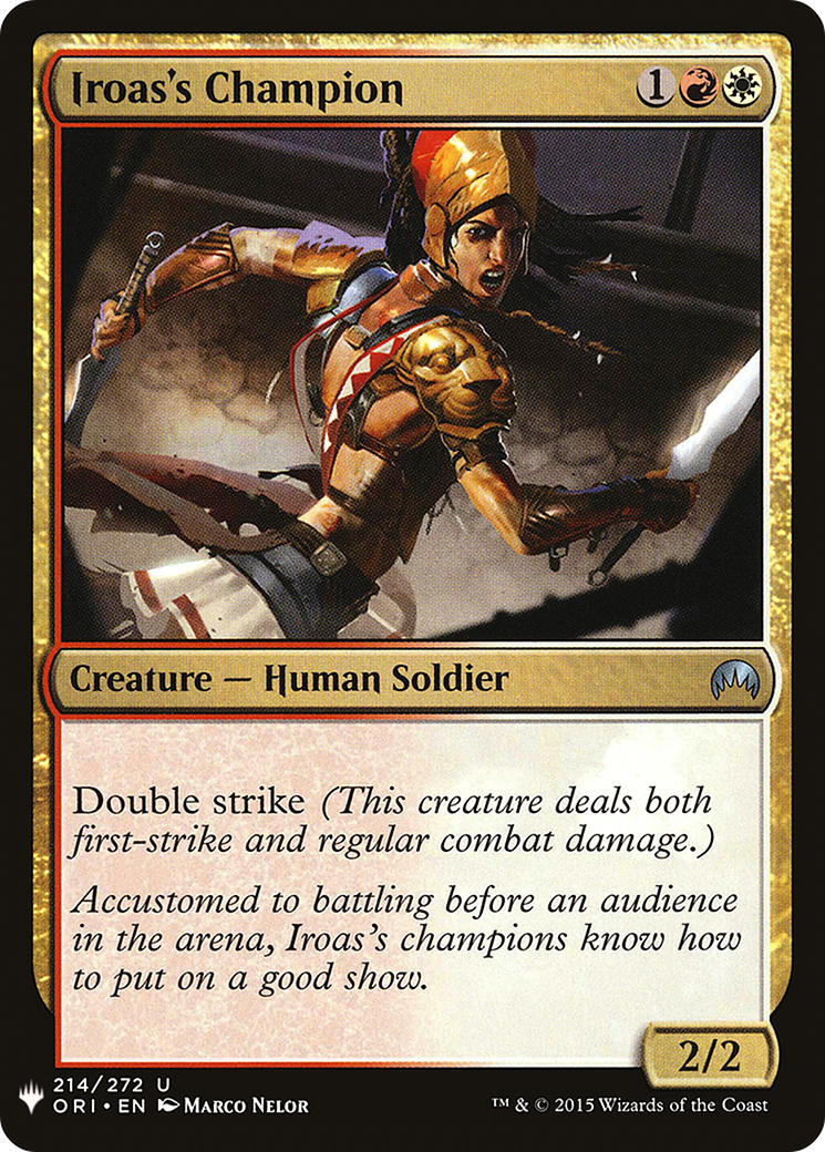 Iroas's Champion [Mystery Booster] | Grognard Games