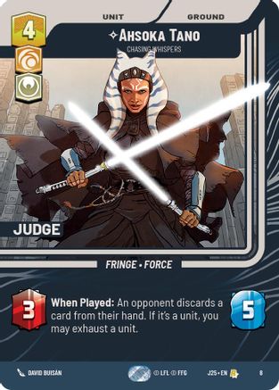 Ahsoka Tano - Chasing Whispers (8) (8) [Judge Promos] | Grognard Games