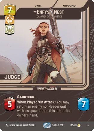 Enfys Nest - Champion of Justice (9) (9) [Judge Promos] | Grognard Games