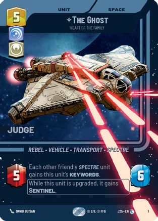 The Ghost - Heart of the Family (1) (1) [Judge Promos] | Grognard Games