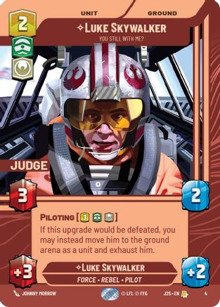Luke Skywalker - You Still With Me? (4) (4) [Judge Promos] | Grognard Games