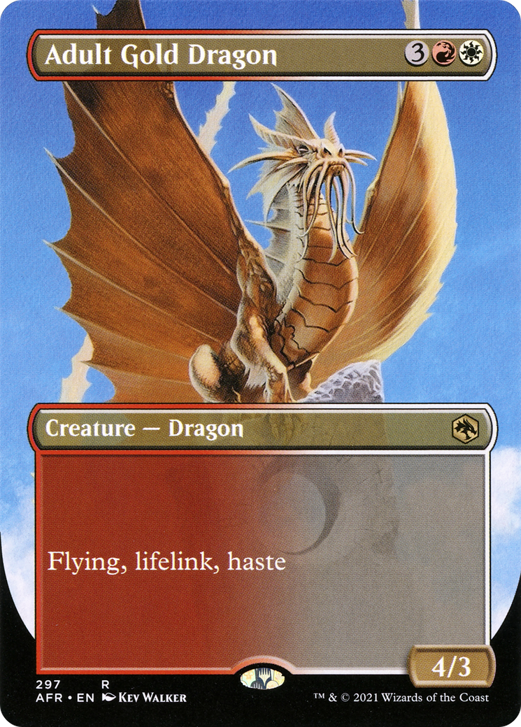 Adult Gold Dragon (Extended) [Dungeons & Dragons: Adventures in the Forgotten Realms] | Grognard Games
