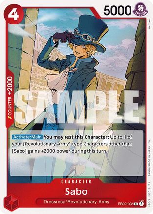 Sabo (EB02-002) - Extra Booster: Anime 25th Collection Foil | Grognard Games